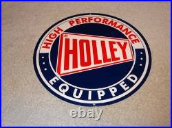 Vintage Holley Carburetor & Auto Car Ignition Parts 12 Metal Gasoline Oil Sign Vintage Holley Carburetor & Auto Car Ignition Parts 12 Metal Gasoline Oil Sign