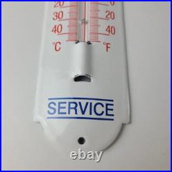 Vintage Honda Automobiles Sign Service Gas Pump Sign on Porcelain Thermometer