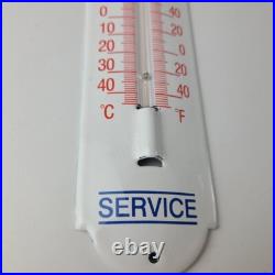 Vintage Honda Automobiles Sign Service Gas Pump Sign on Porcelain Thermometer
