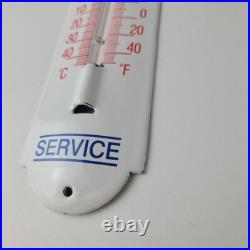 Vintage Honda Automobiles Sign Service Gas Pump Sign on Porcelain Thermometer