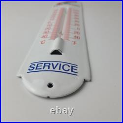 Vintage Honda Automobiles Sign Service Gas Pump Sign on Porcelain Thermometer