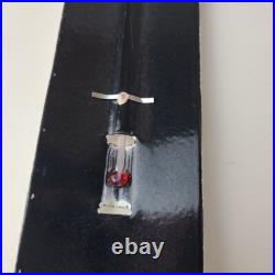 Vintage Honda Automobiles Sign Service Gas Pump Sign on Porcelain Thermometer