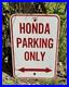 Vintage-Honda-Porcelain-Sign-Gas-Oil-Garage-Repair-Motorcycle-Auto-Lawn-Plane-01-av