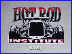 Vintage Hot Rod Institute Deuce Coupe Car? 12 Metal Shop Gasoline & Oil Sign