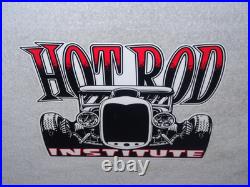 Vintage Hot Rod Institute Deuce Coupe Car? 12 Metal Shop Gasoline & Oil Sign