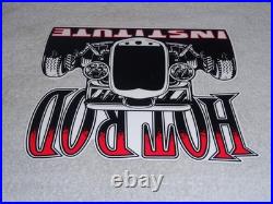 Vintage Hot Rod Institute Deuce Coupe Car? 12 Metal Shop Gasoline & Oil Sign