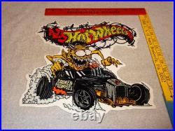 Vintage Hot Wheels Devil Monster Broken Promises Car Ratfink Metal Gas Oil Sign