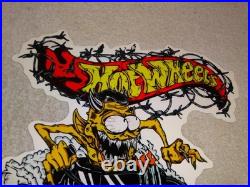 Vintage Hot Wheels Devil Monster Broken Promises Car Ratfink Metal Gas Oil Sign