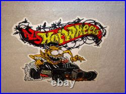 Vintage Hot Wheels Devil Monster Broken Promises Car Ratfink Metal Gas Oil Sign