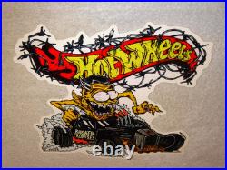 Vintage Hot Wheels Devil Monster Broken Promises Car Ratfink Metal Gas Oil Sign