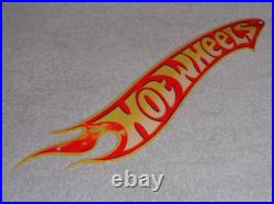 Vintage Hot Wheels Die-cut Race Car 16 Metal Cars, Gasoline Oil Matchbox Sign