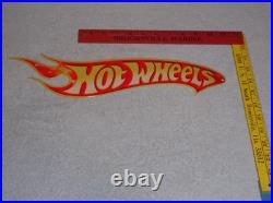 Vintage Hot Wheels Die-cut Race Car 16 Metal Cars, Gasoline Oil Matchbox Sign