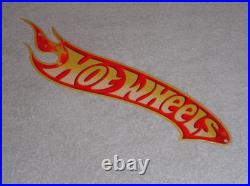 Vintage Hot Wheels Die-cut Race Car 16 Metal Cars, Gasoline Oil Matchbox Sign