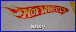 Vintage Hot Wheels Die-cut Race Car 16 Metal Cars, Gasoline Oil Matchbox Sign