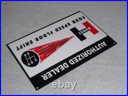 Vintage Hurst Competition Plus 4 5 Speed Shifter 12 Metal Car Gasoline Oil Sign