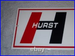 Vintage Hurst Sales & Service 4 5 Speed Shifter 15 Metal Car, Gasoline Oil Sign
