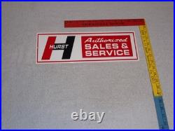 Vintage Hurst Sales & Service 4 5 Speed Shifter 15 Metal Car, Gasoline Oil Sign
