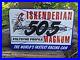 Vintage-Iskenderian-505-Magnum-Auto-Parts-Porcelain-Metal-Part-Sign-12x-8-01-ic