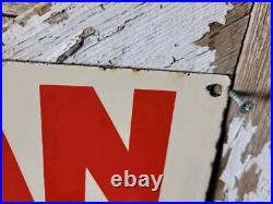 Vintage Iskenderian Porcelain Sign 30 Old Poly Dyne Car Auto Parts Profile Cams