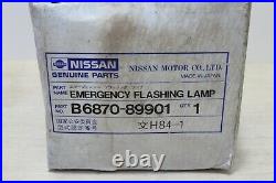Vintage JDM Nissan 12 volt Purple Flashing Emergency Light, NOS, s13 s14 r32 r33