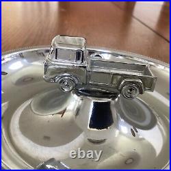 Vintage Jeep FC170 Chrome Promotional Ashtray