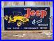 Vintage-Jeep-Porcelain-Sign-Automobile-Dealer-Advertising-Truck-Car-4wheel-Drive-01-ip