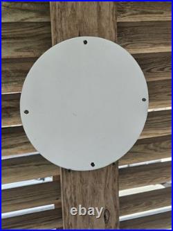 Vintage Johnson Gasoline Porcelain Dealership Sign Gives Wings To Your Car 12
