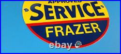 Vintage Kaiser Frazer Porcelain American Gas Automobile Service Dealer Sign