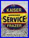 Vintage-Kaiser-Frazer-Porcelain-Sign-Gas-Oil-Car-Dealership-Auto-Sales-Service-01-lhoa
