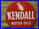 Vintage-Kendall-Motor-Oil-Sign-Antique-Old-Gas-Station-Double-Sided-Auto-9763-01-mj