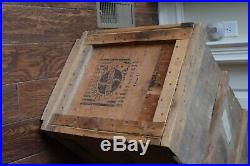 Vintage LARGE 1961 STUDEBAKER Wood Box Crate for Truck Engine Block Car Auto
