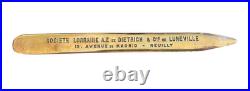 Vintage LORRAINE-DIETRICH Automobile Advertising Brass Letter Opener 1905 1910