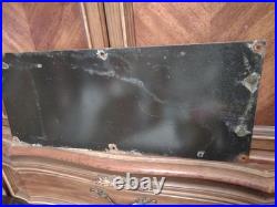 Vintage Large Chevrolet Automobile Dealer Rectangular Porcelain Metal Sign