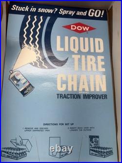 Vintage Liquid Tire Chain Automobile Store Display Nos