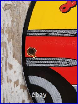 Vintage Liquid Wrench Porcelain Sign Garage Car Tool Lubricant Rust Woman Lady Vintage Liquid Wrench Porcelain Sign Garage Car Tool Lubricant Rust Woman Lady