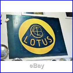 Vintage Lotus Automobile Outdoor Dealer Sign