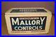 Vintage-MALLORY-CONTORLS-Car-Radio-Ignition-Gas-Oil-Display-Metal-Cabinet-Sign-01-qu