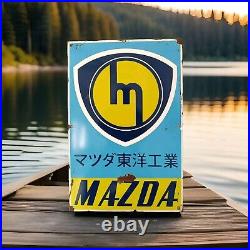 Vintage MAZDA Sign no Porcelain Sign Car Dealership Automobile Gas Pump Signs