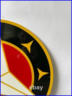 Vintage MERCEDES 1909 Star Logo Heavy Metal Sign XL 19.7 (50cm)