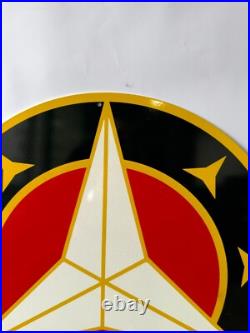 Vintage MERCEDES 1909 Star Logo Heavy Metal Sign XL 19.7 (50cm)