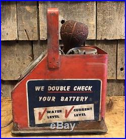 Vintage MOBIL START-O-SCOPE Gas Service Station Auto Car Battery Tester