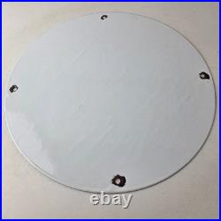 Vintage Mack Trucks Sign Diesel Bulldog Auto Gas Pump Porcelain Sign