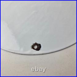 Vintage Mack Trucks Sign Diesel Bulldog Auto Gas Pump Porcelain Sign