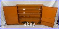 Vintage Martin Senour Metal Paint Cabinet WithKEY Advertising Garage Car Auto Shop