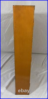 Vintage Martin Senour Metal Paint Cabinet WithKEY Advertising Garage Car Auto Shop