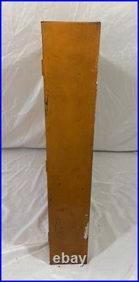 Vintage Martin Senour Metal Paint Cabinet WithKEY Advertising Garage Car Auto Shop