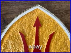 Vintage Maserati Dealer  European Automobile Advertising Sign Free Ship