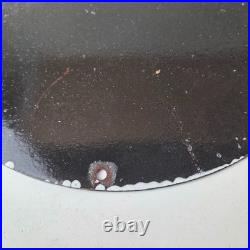 Vintage Maserati Sports Car Sign Auto Service Dealer Gas Porcelain Sign