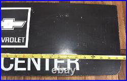 Vintage Masonite Chevrolet Chevy Advertising Auto Car Dealer Video Center Sign