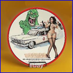 Vintage Master Green Gasoline Porcelain Gas Service Station Auto Pump Plate Sign